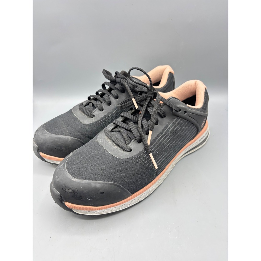 Timberland Pro Womens‎ Shoes 9.5 Black Pink Anti Fatigue Work Safety Sneakers